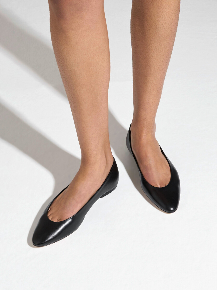 ellie ballerinas mit mandelzehe