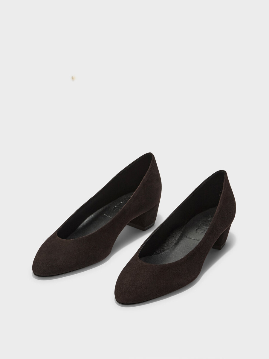 helia wildleder-pumps mit niedrigem schaft
