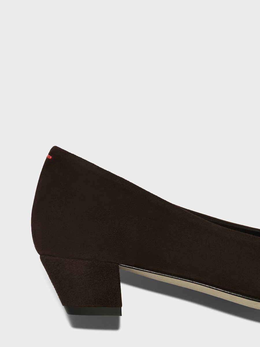 helia wildleder-pumps mit niedrigem schaft