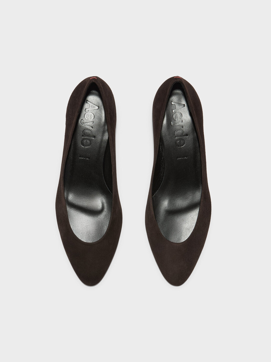 helia wildleder-pumps mit niedrigem schaft